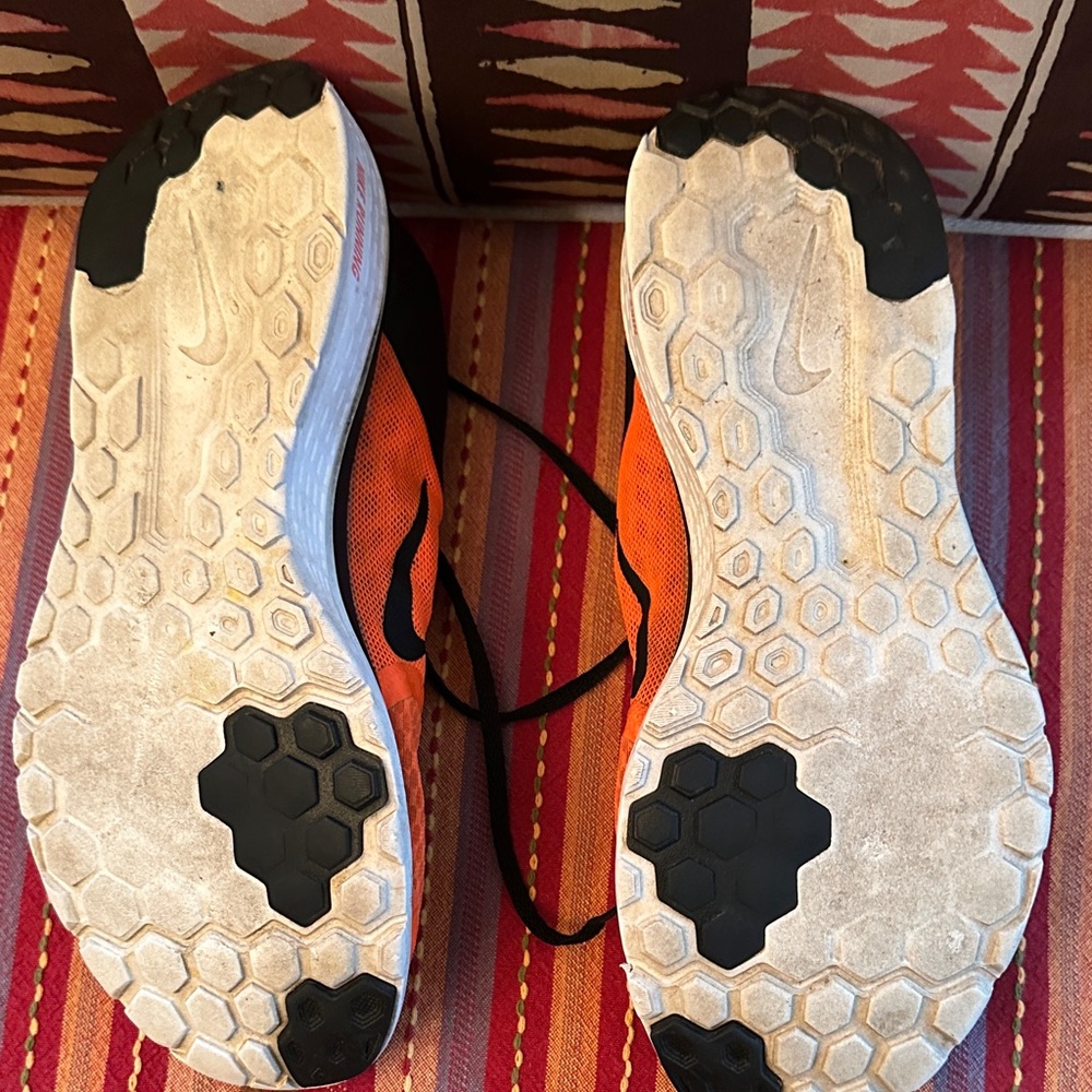 Nike Men’s FS Lite Running Shoes – Orange/Black – Size 10 - Picture 3 of 4